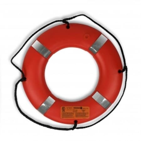 DATREX Datrex DX024RD 24 in. Lifering with Tape; orange - USCG; TC DX024RD